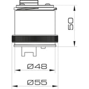 Grothe - Signalsäulenelement, optisch Warn-/Blinklicht MWB 8636 LED grün