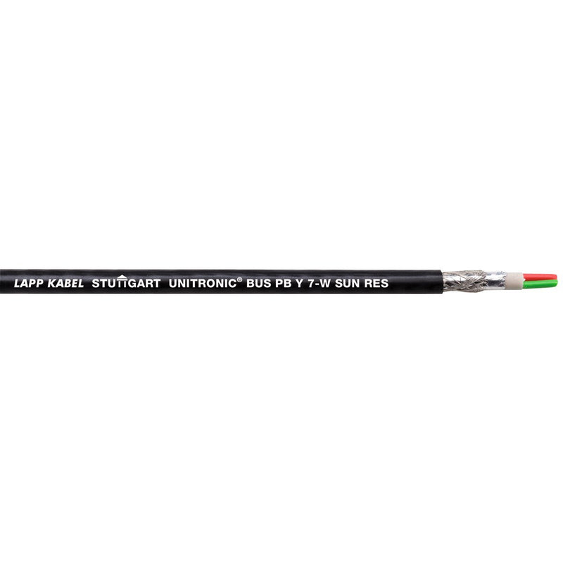 Lapp Kabel&Leitung - Daten- und Kommunikationskabel UNITRONIC BUS PB Y 7-W FC 2170310/100 BK − 100 Meter