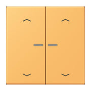Jung - Bedienelement intelligent Taster mit Pfeilsymbolen BT LC 17102 P 254 ocre jaune clair