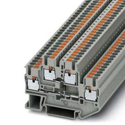 Phoenix Contact - Bauelement-Reihenklemme Durchgangsreihenklemme PTTB 2,5-DIO/O-U 0,14-4qmm, 5,2mm, gr − 50 Stück