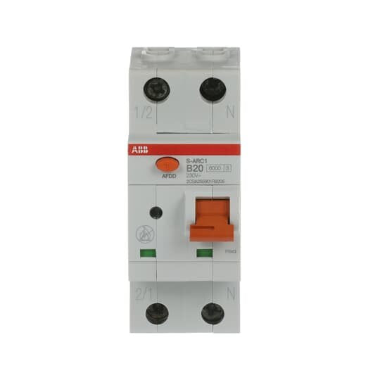 ABB Stotz S&J - Leitungsschutzschalter mit Zusatzeinrichtung Brandschutzschalter S-ARC1 B20 B20,6kA,1P+N