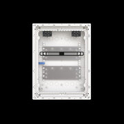 Striebel&John - Installationskleinverteiler Mediaverteiler 2-reihig UK624MB o.PatchPanel+Tür