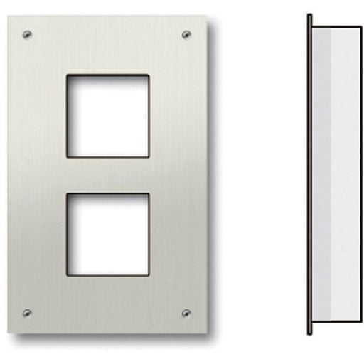 TCS Tür Control - Montageelement für Türstation Frontplatte UP ZAU2002-0030 für 2 AMI-Module