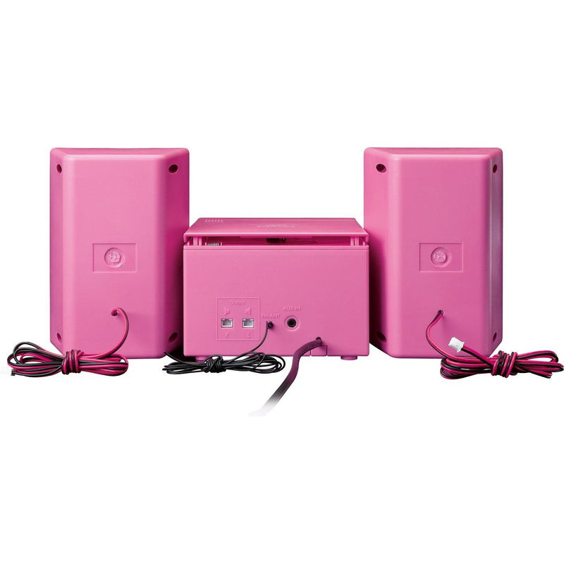 LENCO - HiFi-Komplettsystem Kinder-Micro-Anlage MC-013 Pink CD/PLL/FM/AUX