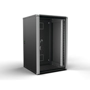 Enoc - Netzwerkgehäuse Wandschrank 18HE 3tlg. sw Wr2 18-66-S 19"600x600x934mm
