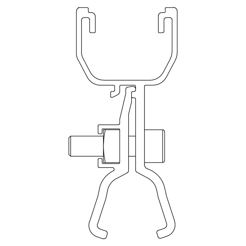 K2 - Photovoltaik-Dach-/Fassadenbefestigung Universal KL-Clamp 2004124 − 20 Stück