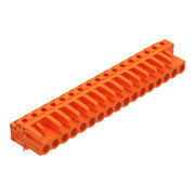 WAGO - Leiterplattensteckverbinder THT-Federleiste abgewink. 232-277 Maß 5,08mm,orange − 25 Stück