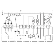 Eberle Controls - Raumthermostat/Uhrenthermostat Klimaregler KLR-E 52724 15-30C, AC230V