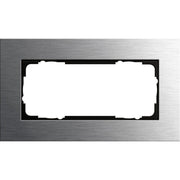 Gira - Abdeckrahmen 2fach 1002219 edelstahl