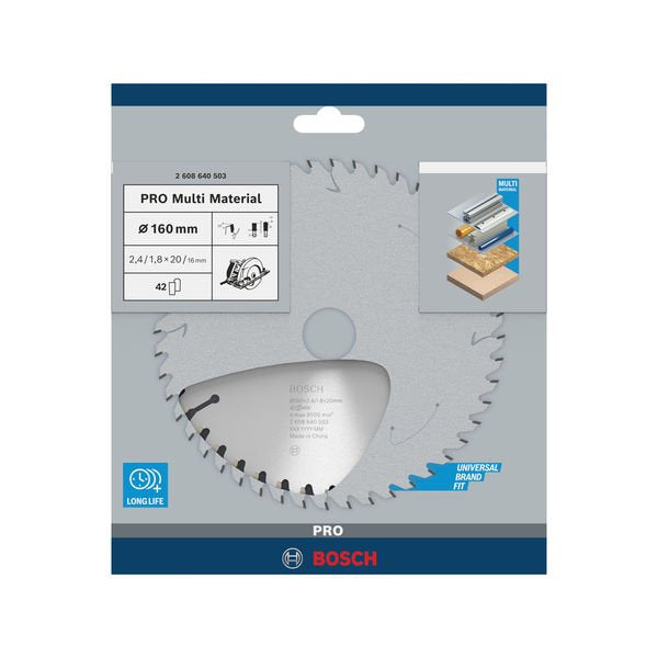 Bosch - Kreissägeblatt PRO Multi Material 2608640503 Kreissägeblatt 160 x