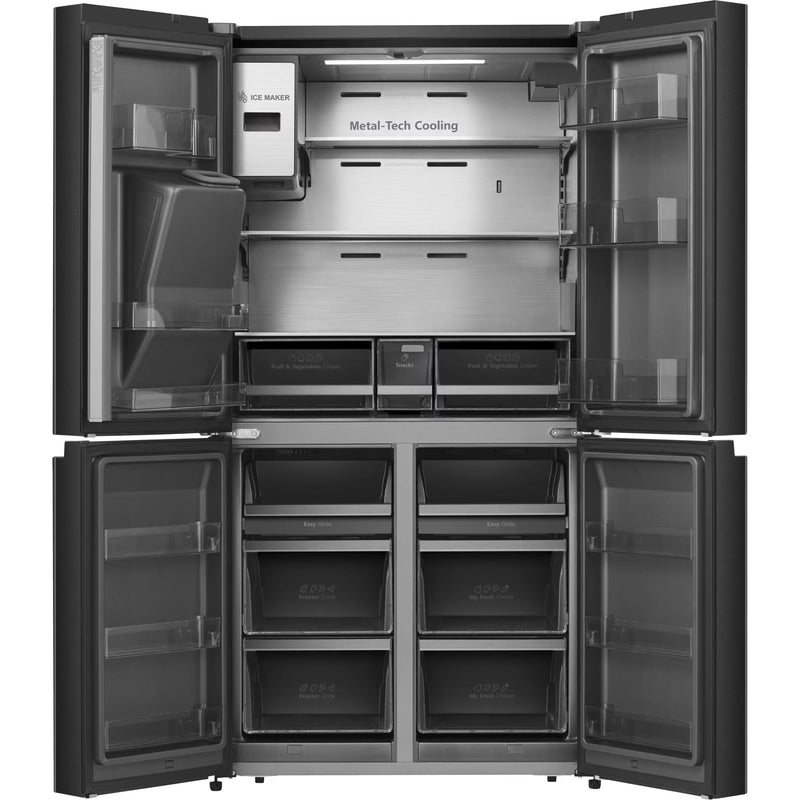 Hisense - Kühl-/Gefrierkombination Kühl/Gefrierkombi RQ760N4IFE Cross-Door,MediaCent