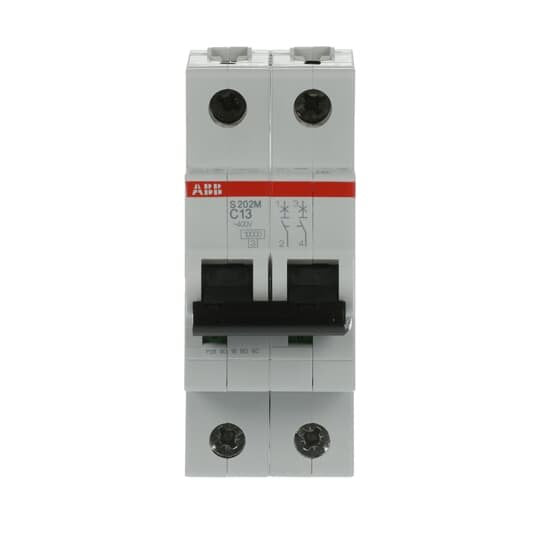 ABB Stotz S&J - Leitungsschutzschalter Sicherungsautomat S202M-C13 10kA 13A C 2p