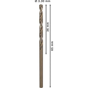 Bosch - Bohrer PRO Stainless Steel HSS-Co 2608585878 Spiralbohrer 3,3 x