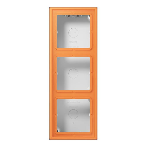 Jung - Aufputzgehäuse für Unterputzgerät Aufputz-Kappe 3fach LC 583 A 225 orange clair (32081)