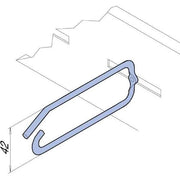 Schroff - Kabelführung für Gehäuse/Schränke Kabelöse 20118529