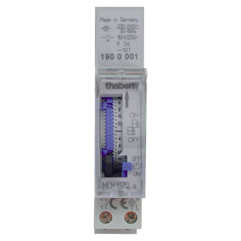 Theben - Verteilerschaltuhr analog Schaltuhr MEM 190 a