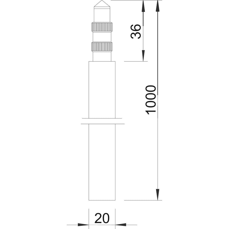 OBO Bettermann - Staberder/Tiefenerder Staberder 219 20 ST FT/1,0m