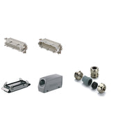 Weidmüller - Rechtecksteckverbinder, Set (Industriesteckverbinder) Steckverbinder-Kit HDC-KIT-HE 24.130