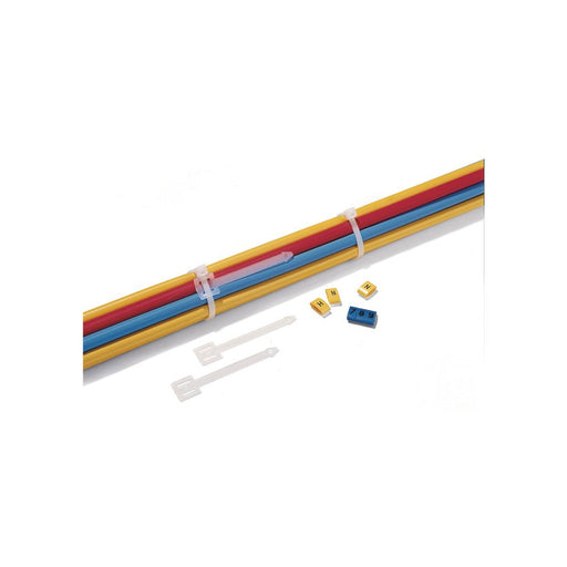 HellermannTyton - Kabelmarkierungssystem Kennzeichnungspfeil AT1 PA66 BK 100 62,5x4,7mm schwarz − 100 Stück
