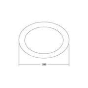 Brumberg Leuchten - Mechanisches Zubehör/Ersatzteile für Leuchten Abdeckring 81214080 schwarz
