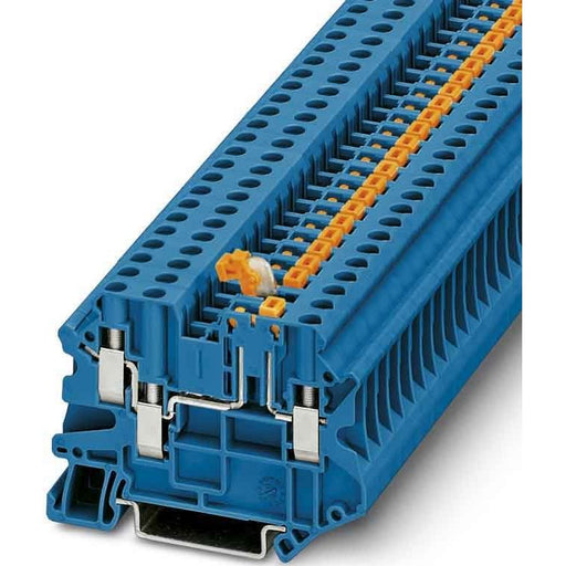 Phoenix Contact - Trenn- und Messtrenn-Reihenklemme Durchgangsreihenklemme UT 4-TWIN-MT BU 0,14-6qmm, 6,2mm, bl − 50 Stück