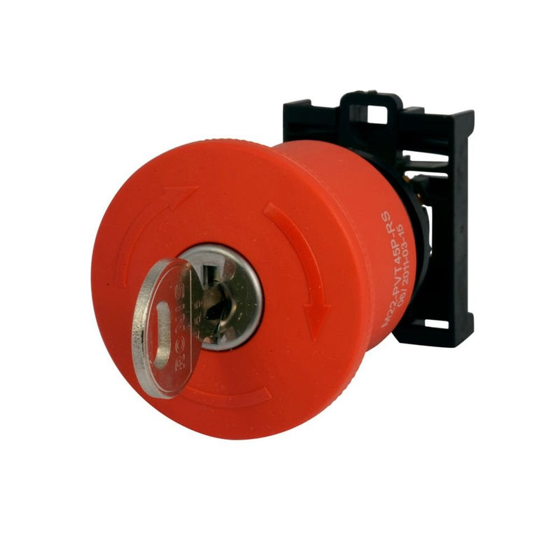 Eaton - Frontelement für Pilztaster Not-Halt-/Not-Aus-Taste M22-PVS45P-RS RMQ-Titan Palmenform