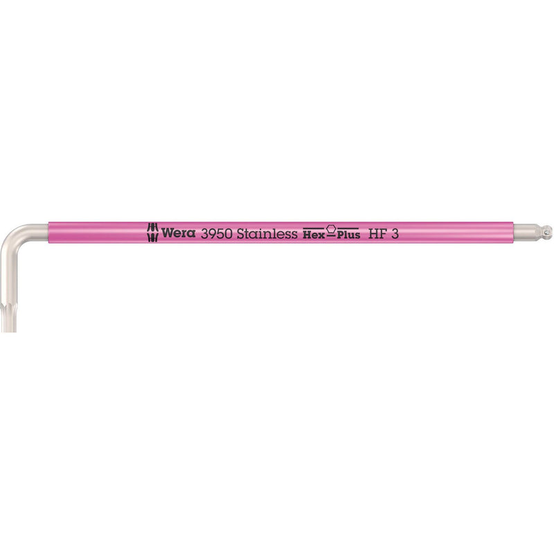 Wera - Innensechskantschlüssel Winkelschlüssel SPKL Hex-Plus HF 3,0 3 x 123 mm