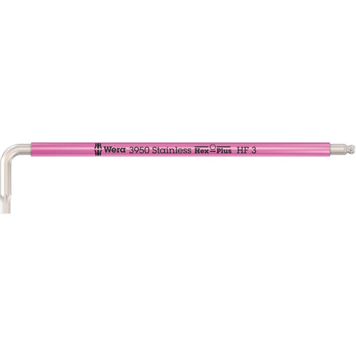 Wera - Innensechskantschlüssel Winkelschlüssel SPKL Hex-Plus HF 3,0 3 x 123 mm