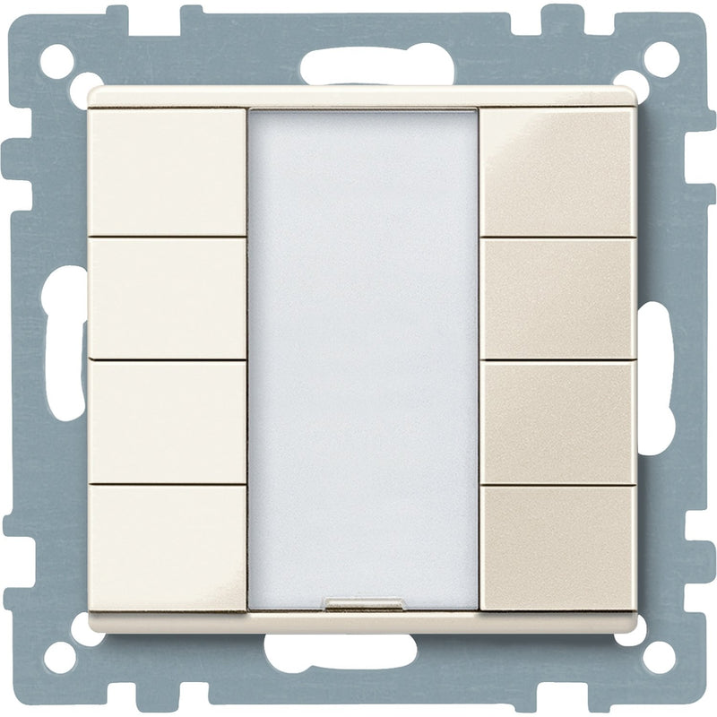 Schneider Electric - Bussystem-Tastsensor Taster 4fach plus MTN617444 weiß glänzend