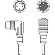 Leuze - Konfektioniertes Sensor-Aktor-Kabel Verbindungsleitung KDS U-M12-4#50130754