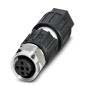 Phoenix Contact - Rundsteckverbinder, feldkonfektionierbar (Industriesteckverbinder) Sensor-/Aktor-Steckverb. SACC-M12FS-4#1440766 − 1 Stück