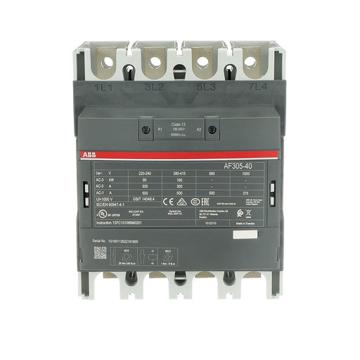 ABB Stotz S&J - Leistungsschütz zum Schalten von Wechselstrom Schütz AF305-40-00-13 100-250V 50/60Hz/DC