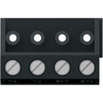 Jung - Ein- und mehrpolige Klemmenleiste Klemmblock SI KB 4 4-fach