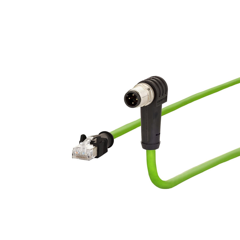 Metz Connect - Patchkabel Kupfer Industrie IndustrialEthernet Leitung 142M1D59100 D-kodiert, 10m, RJ45