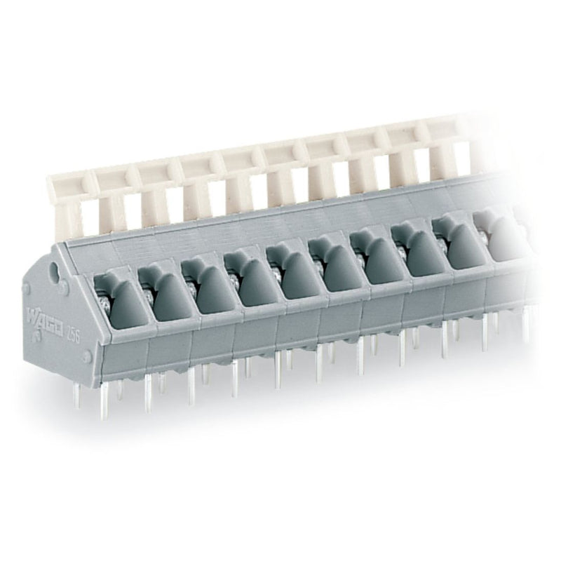 WAGO - Leiterplattenklemme Klemmleiste 256-410 0,08-2,5mmq grau,10p − 80 Stück