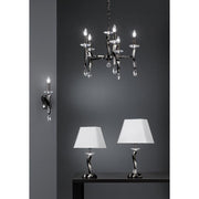 Brumberg Leuchten - Tischleuchte Girata 00829061 1Lp. E27/60W sw-chr