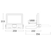 Steinel - Downlight/Strahler/Flutlicht Sensor-LED-Strahler XLED ONE XL S 3000K 3000 K