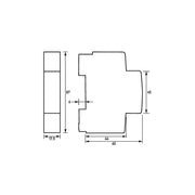 Doepke - Lastabwurfrelais für Reiheneinbau Lastabwurfrelais RLR 1