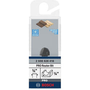 Bosch - Fräser PRO Hohlkehlfräser, R 2608628418 1/4