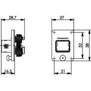 Telegärtner - Zubehör/Ersatzteile für modulares Anschlusssystem STX V4 Flansch 100022893