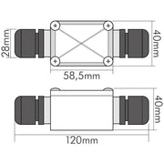 Nobile - Installationskleinverteiler Verteilerbox 3-fach IP67 7610061100