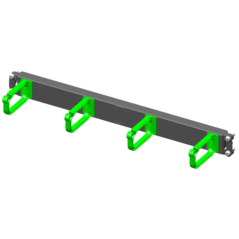 Enoc - Komponente für Verdrahtung, Kabeleinführung und -fixierung (Gehäuse/Schaltschr.) Querrangierpanel KPP 01-G 19 Zoll, 1HE
