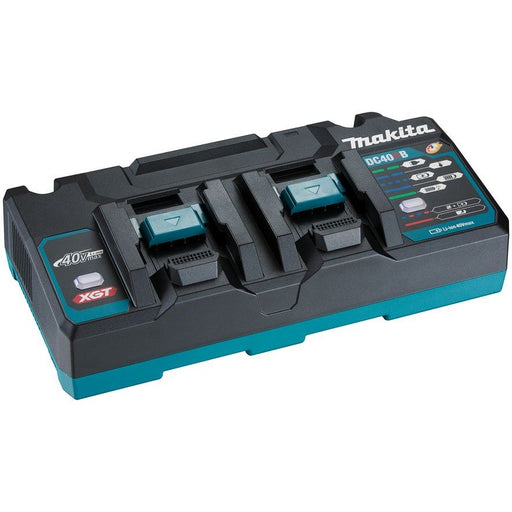 Makita - Ladegerät für Werkzeugakku Ladegerät DC40RB 191N09-8 2-fach