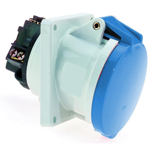 Bals Elektrotech - CEE-Anbausteckdose (IEC 60309) Anbausteckdose geneigt 63A 12568 5p 230V 9h IP44