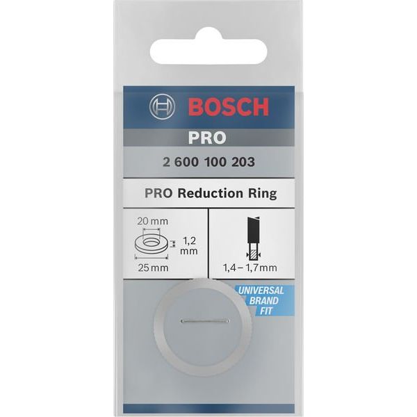 Bosch - Systemzubehör für Sägen (Akku/elektrisch/Druckluft) Reduzierring für PRO 2600100203 Kreissägeblatt 25 x