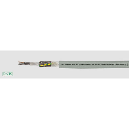 Energiekabel < 1 kV, für ortsveränderlichen Einsatz HEL M-FLEX 512-PUR 3G1 P M-FLEx512 3G1 UR-Schleppkettenltg