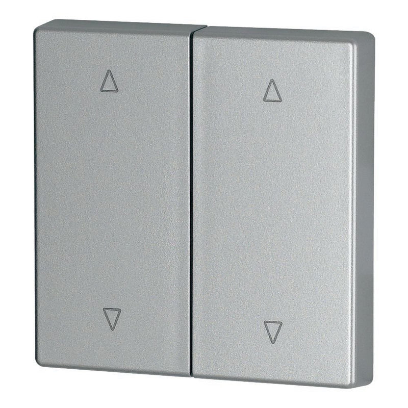 Eaton - Abdeckung/Bedienelement für Installationsschalterprogramme Wippe 2-fach CWIZ-02/23 silber, Jalo