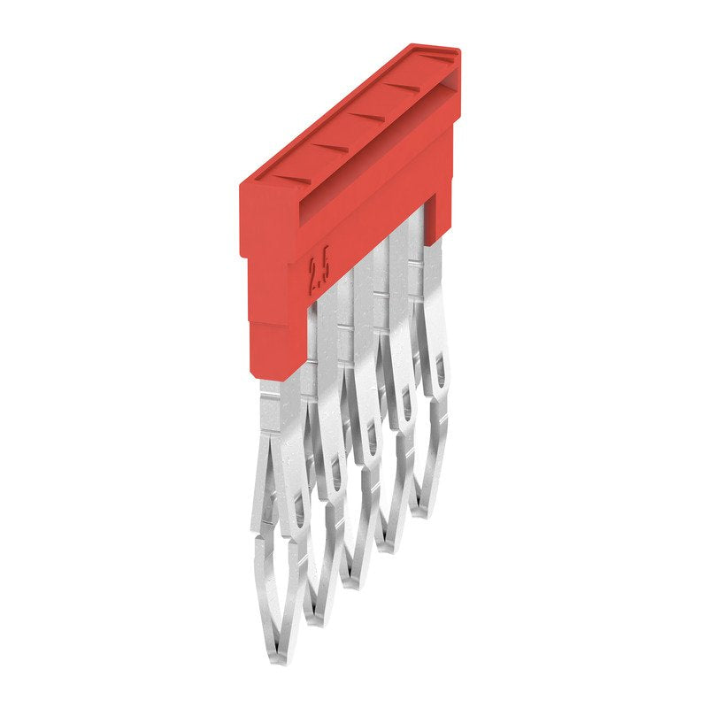 Weidmüller - Querverbinder/Brücker für Reihenklemme Querverbinder ZQV 1.5N/5 RD − 20 Stück