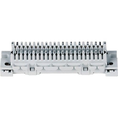 Corning - Fernmeldeleiste LSA-Plus2 Anschlußleiste DE620045695 f.10DA m.Farbcode