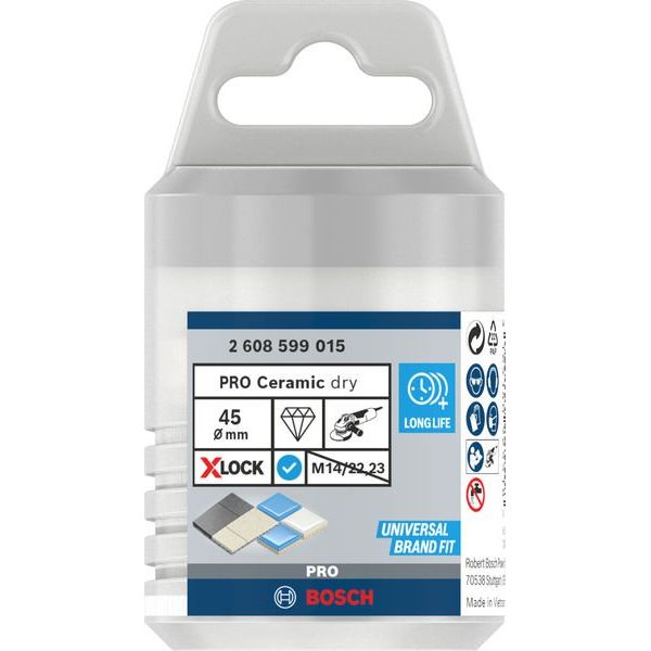 Bosch - Bohrer PRO Ceramic dry 2608599015 Trockenbohrkrone 45